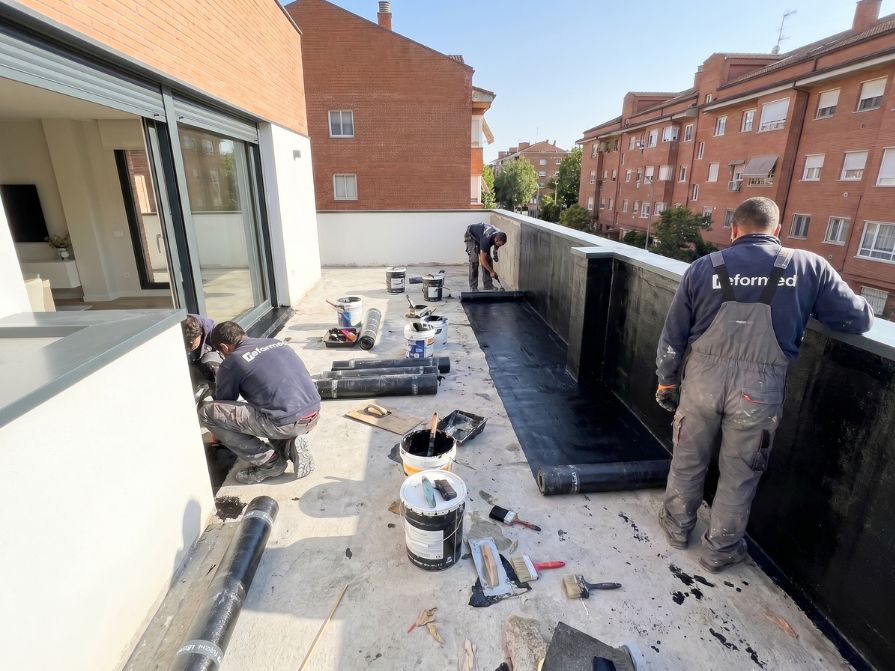 Impermeabilización en Coslada 3 Impermeabilización de terraza en Coslada
