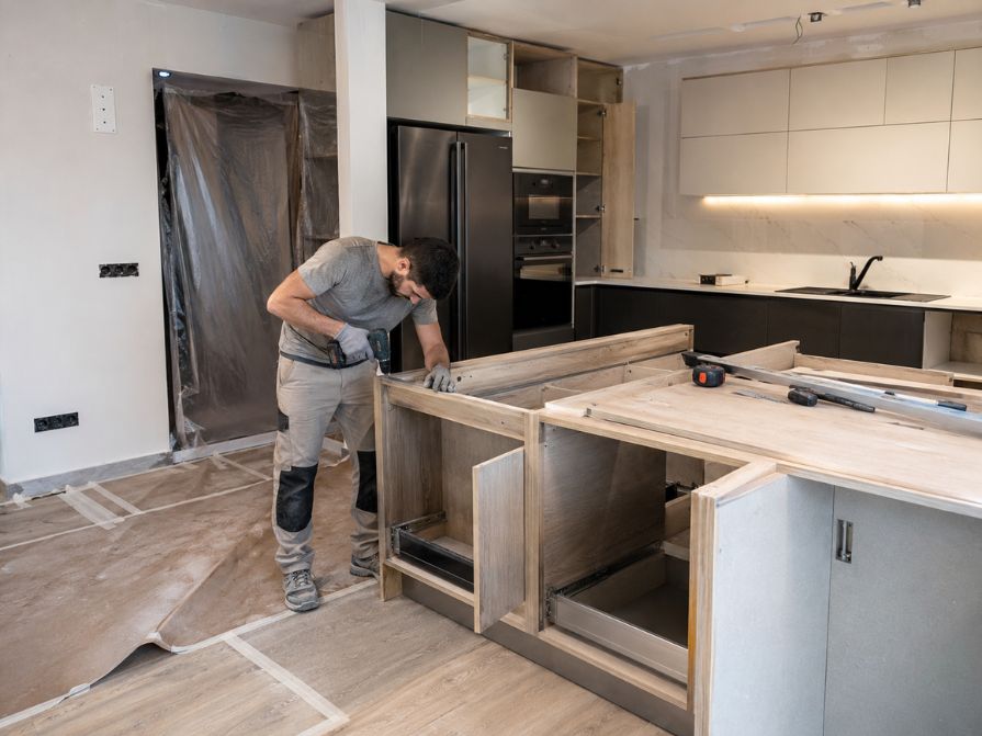 Profesional de Reformad reformando una cocina en Coslada
