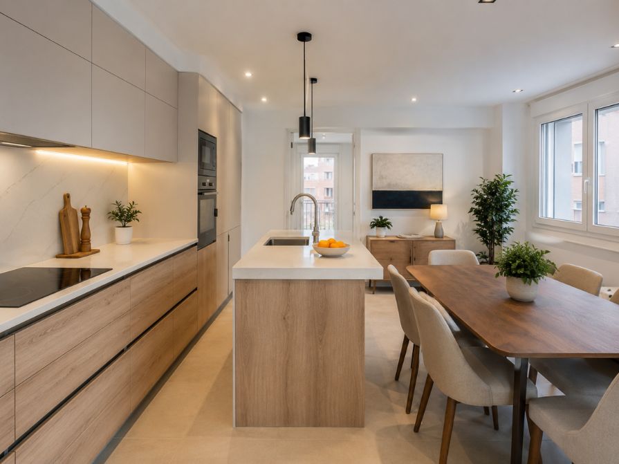 cocina office reformada en coslada