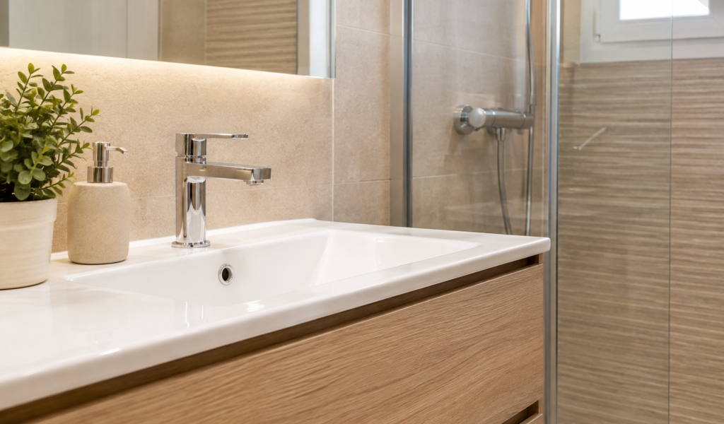 Reforma de baño: precio y presupuesto desglosado 1 Reforma de baño en Madrid: detalle del acabado