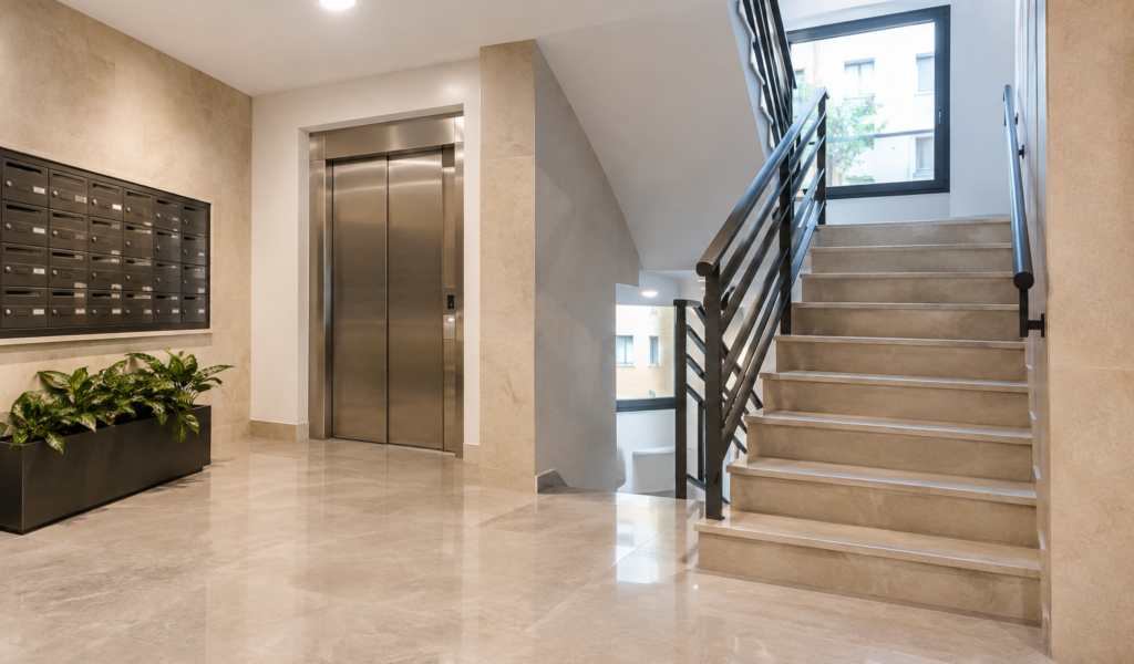 Reformas para comunidades de propietarios en Coslada 1 Obra de comunidad en Coslada: detalle del acabado