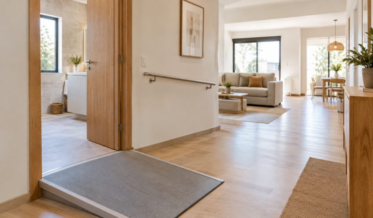 Eliminar barreras arquitectónicas en casa: rampas, puertas y ayudas